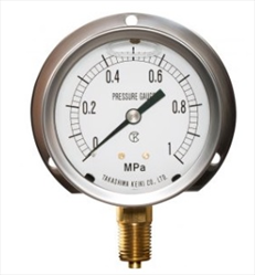 Đồng hồ đo áp suất có dầu chống rung hãng TAKASHIMAKEIKI